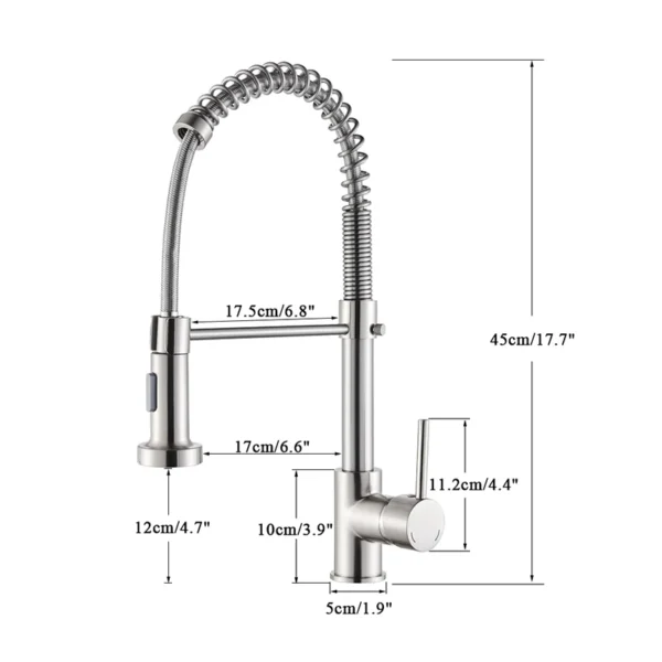Pull-Down Kitchen Faucet with Dual Modes - Image 8