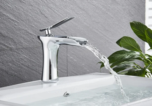 Basin Faucets Waterfall Bathroom Faucet Single handle - Image 17