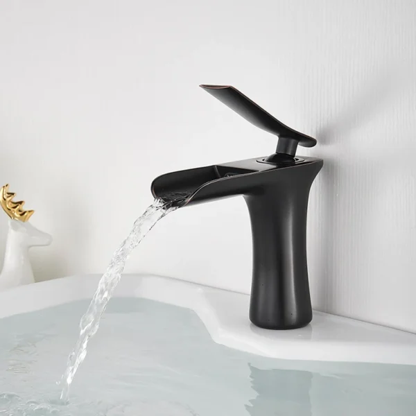 Basin Faucets Waterfall Bathroom Faucet Single handle - Image 6
