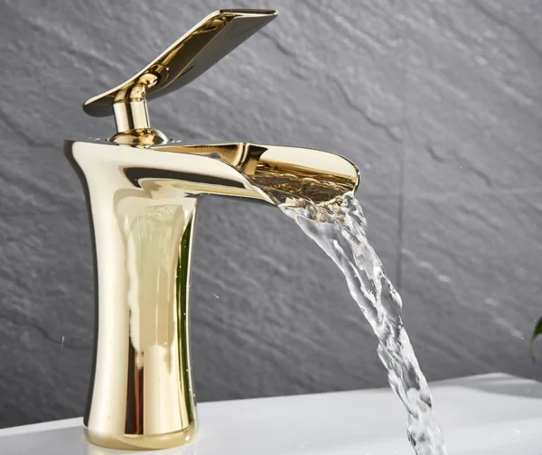 Basin Faucets Waterfall Bathroom Faucet Single handle - Image 8