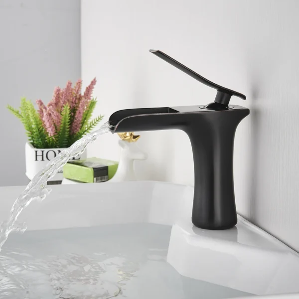 Basin Faucets Waterfall Bathroom Faucet Single handle - Image 11