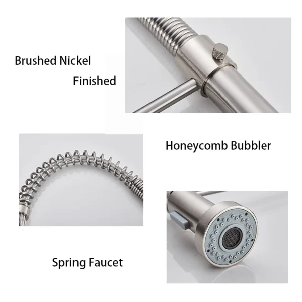 Pull-Down Kitchen Faucet with Dual Modes - Image 9