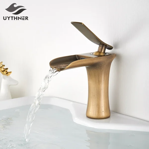 Basin Faucets Waterfall Bathroom Faucet Single handle - Image 15