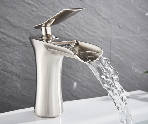 Basin Faucets Waterfall Bathroom Faucet Single handle - Image 12