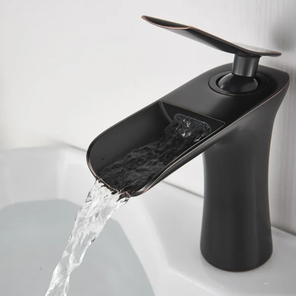 Basin Faucets Waterfall Bathroom Faucet Single handle - Image 9