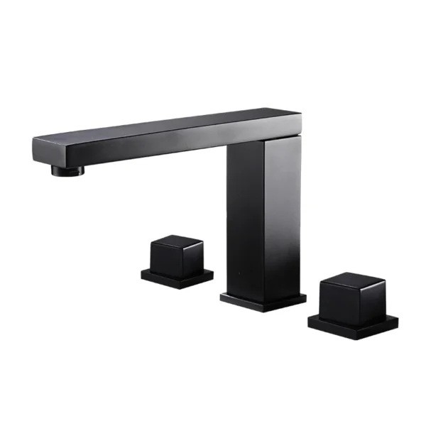 Luxury Black Brass Bathroom Sink Faucet – Sleek and Stylish for Modern Bathrooms - Image 6
