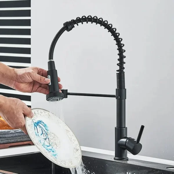 Pull-Down Kitchen Faucet with Dual Modes - Image 14