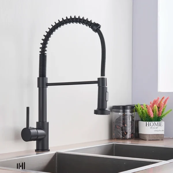 Pull-Down Kitchen Faucet with Dual Modes - Image 2
