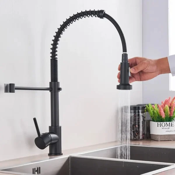 Pull-Down Kitchen Faucet with Dual Modes - Image 11