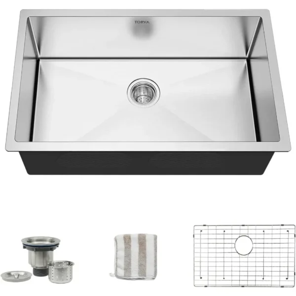 28'' Undermount 304 Stainless Steel Sink