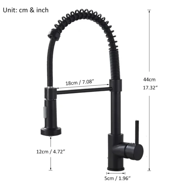 Pull-Down Kitchen Faucet with Dual Modes - Image 12