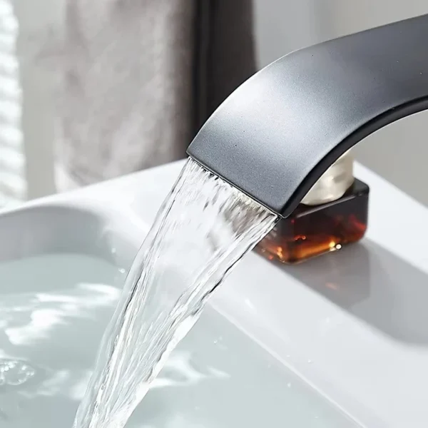 Copper Waterfall Basin Faucet – Sleek Design with Versatile Functionality - Image 9