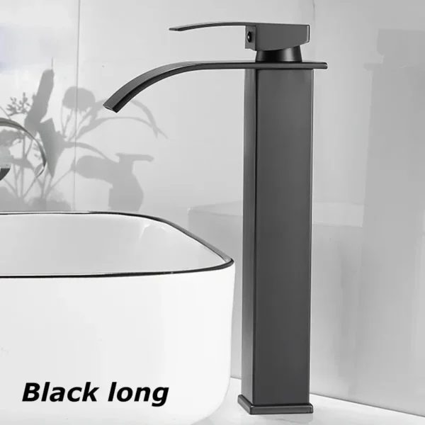  Copper Waterfall Basin Faucet – Sleek Design with Versatile Functionality - Image 3