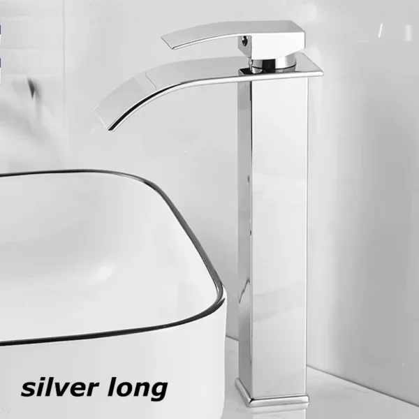  Copper Waterfall Basin Faucet – Sleek Design with Versatile Functionality - Image 4