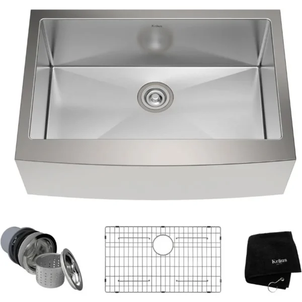 Standart PRO 30'' Apron Front Farmhouse Stainless Steel Sink