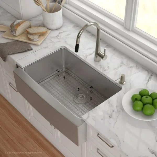 Standart PRO 30'' Apron Front Farmhouse Stainless Steel Sink - Image 2