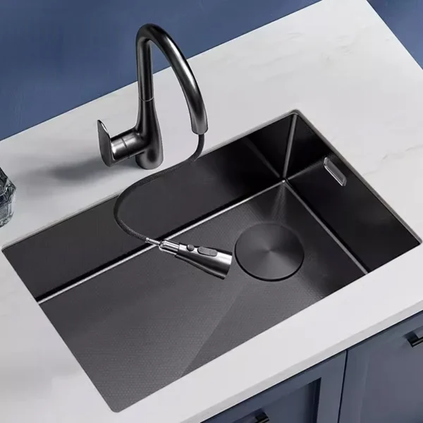 Nano-Embossed Stainless Steel Undermount Kitchen Sink