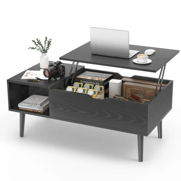 JHK Lift Top Coffee Table – Style, Storage & Function in One